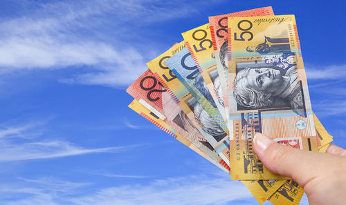 A fistful of money