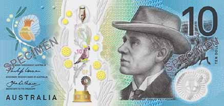 rba new $10 note currency
