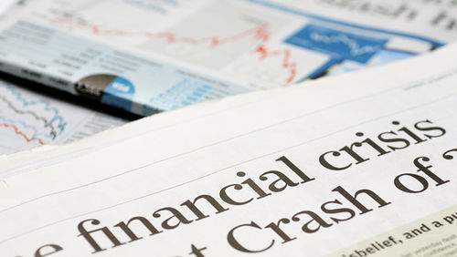 financial crisis economic downturn stockmarket stock market crash plunge avalance loss shares share market black monday GFC global financial crisis
