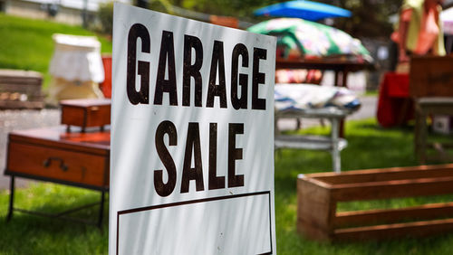 making money from garage sales garage sale trash and treasure clutter extra money yard sale