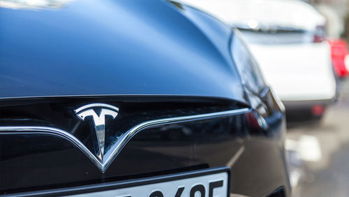 tesla shares elon musk nasdaq