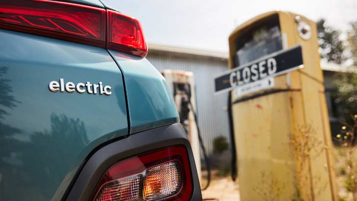 Electric vehicles such as the Hyundai Kona rely on lithium in batteries.
