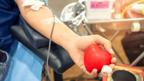 how to support charity donate blood