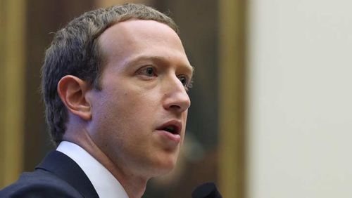 Facebook CEO Mark Zuckerberg testifies before the House Financial Services Committee