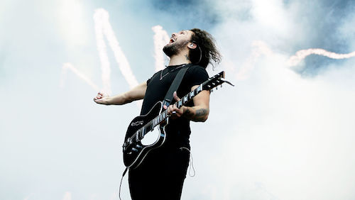 Dave Le'aupepe of Gang Of Youths performs during Splendour in the Grass 2016 on July 23, 2016 in Byron Bay. In 2018 Gang of Youths started calling for ticket reseller Viagogo to be banned. Photo: Mark Metcalfe/Getty Images.