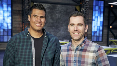 lego masters brick dads henry pinto and cade franklin