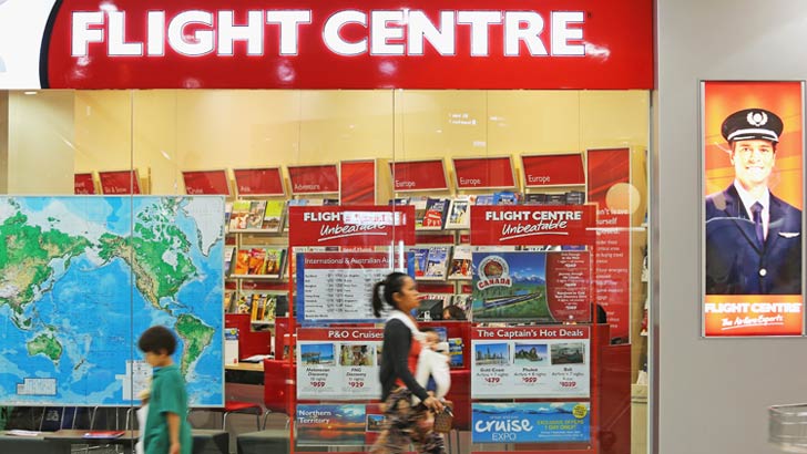 flight centre shares stocks