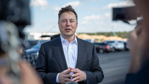 elon musk twitter shares tesla