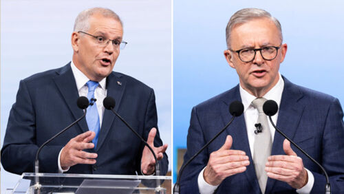 federal election issues liberal v labor scott morrison anthony albanese election issues housing cost of living superannuation