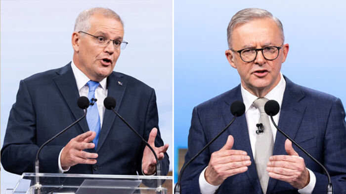 federal election issues liberal v labor scott morrison anthony albanese election issues housing cost of living superannuation