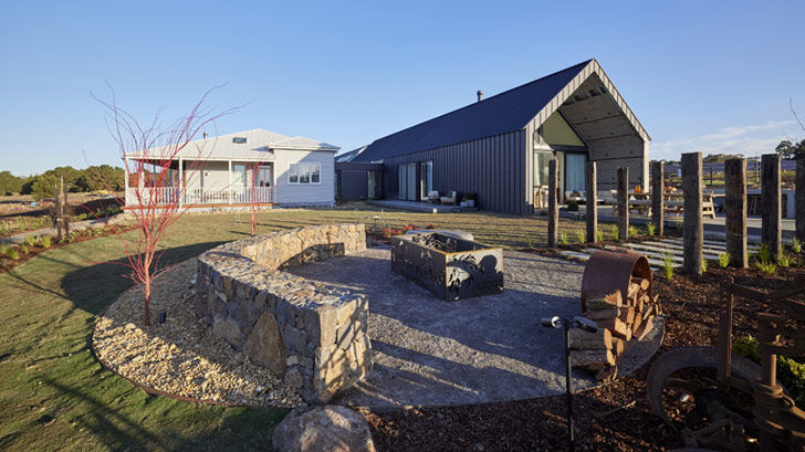 the block tom and sarah jane and landscaping reveal