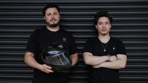forcite helmets co-founders alfred boyadgis and julian chow