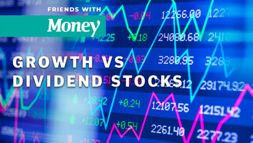 friends with money podcast 123 growth v divident stocks