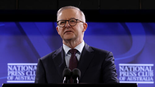 anthony albanese national press club stage three tax cuts