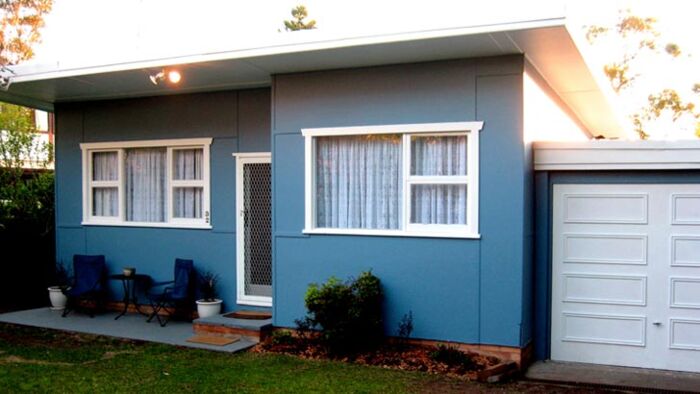 asbestos fibro house