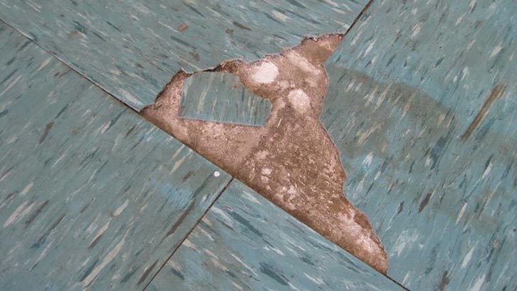 asbestos vinyl tiles