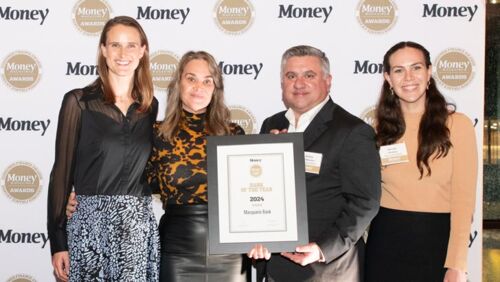 Macquarie Bank was named Money magazine's Bank of the Year at the 2024 Consumer Finance Awards.
