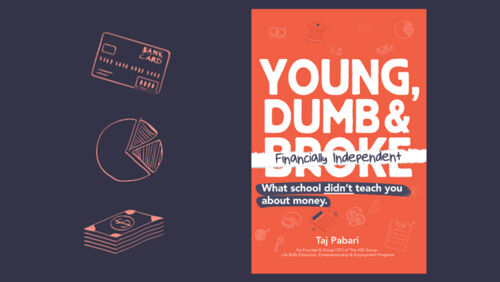 young dumb and financially independent book by taj pabari
