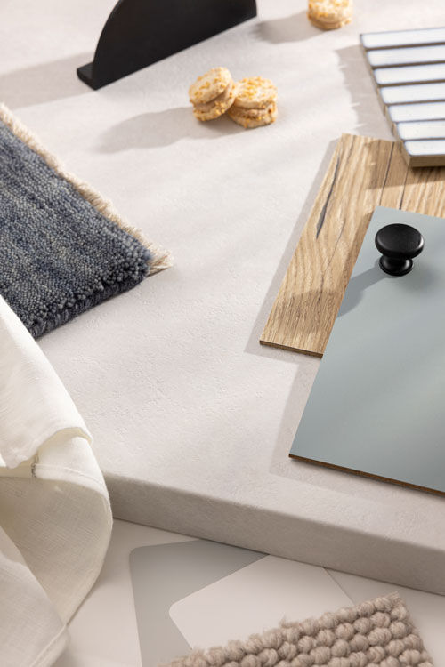 The kaboodle Salt Pan benchtop, available from Bunnings.