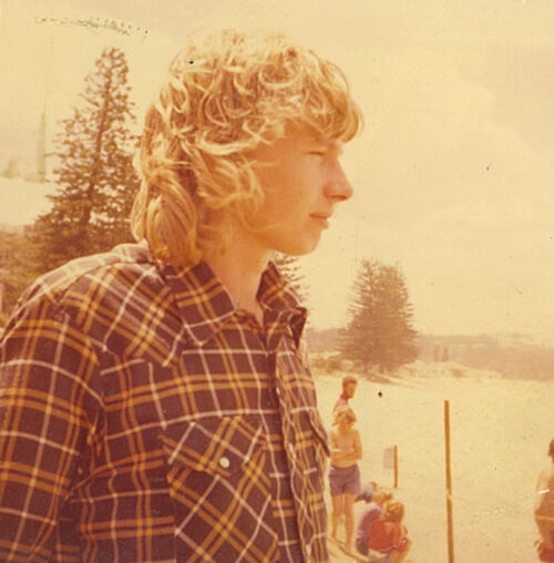 paul clitheroe as a teenager