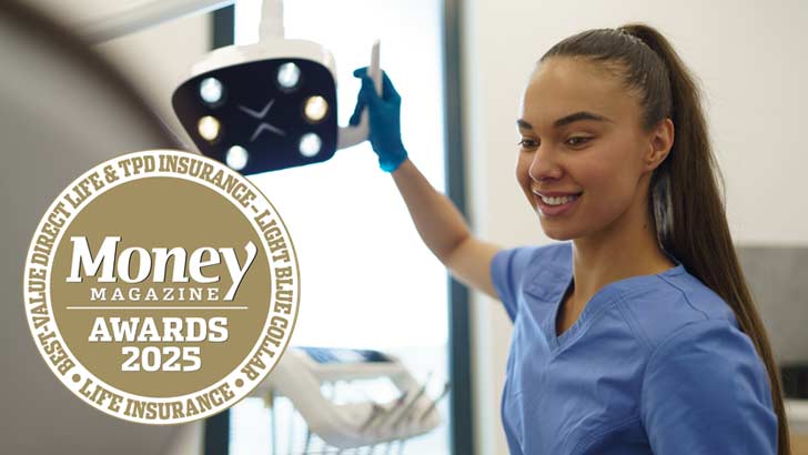 Life Insurance Awards 2025: Best-Value Direct Income Protection Insurance - Light Blue Collar