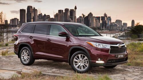 the toyota kluger grande is one of the family cars now hit by the luxury car tax