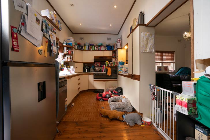 Renovating For Profit - Bexley kitchen - before