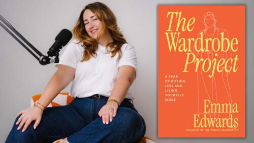 The Wardrobe Project by Emma Edwards, a book about buying less and saving money