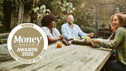family enjoying financial security with money minder of the year