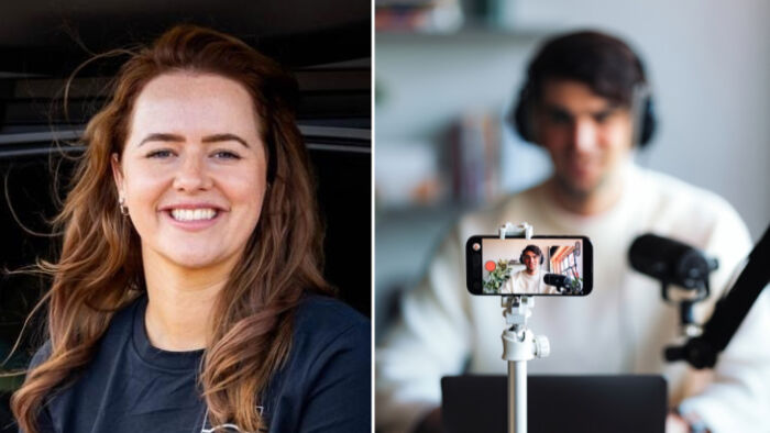 alexandra lawrence (left) followed an influencer's recommendation to buy a gold etf