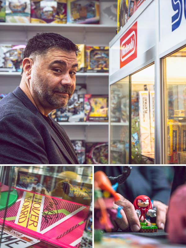 pokemon collector and valuer jonathan marin with some of his vast collection